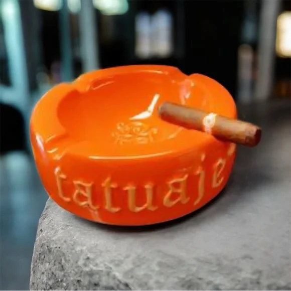 Orange Tatuaje Ceramic Ashtray - Picture 2 of 5